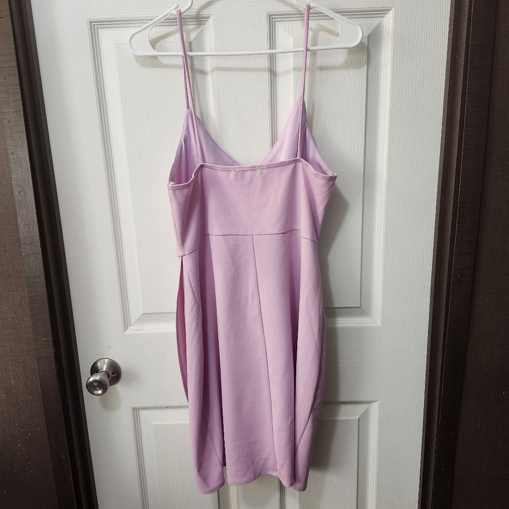 Lulus Forever Your Girl Mauve Body Con Mini Dress. Sz XL - Picture 8 of 10